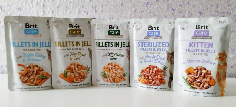 Brit Care Cat Fillets In Jelly Pouches (кусочки филе в желе)
