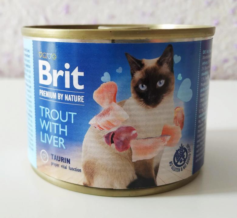Brit Premium by Nature Trout with Liver (форель, печень)