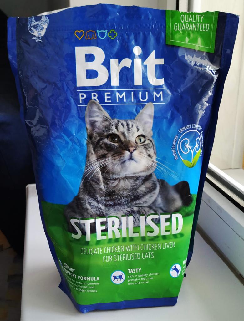Brit Premium Cat Sterilised 800 грамм