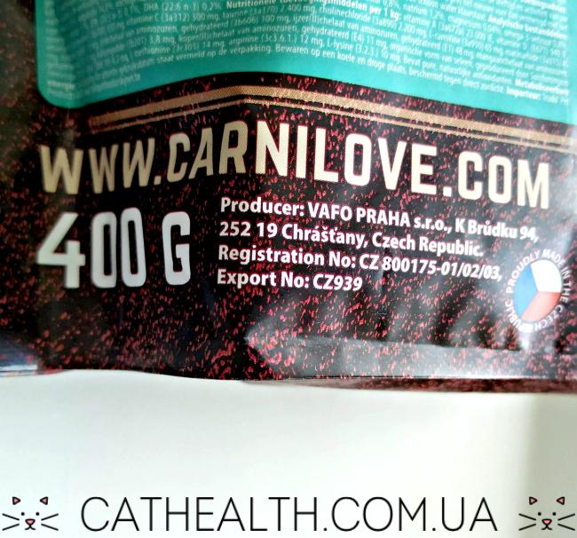 Carnilove Cat Fresh Carp & Trout Sterilised 400 грамм