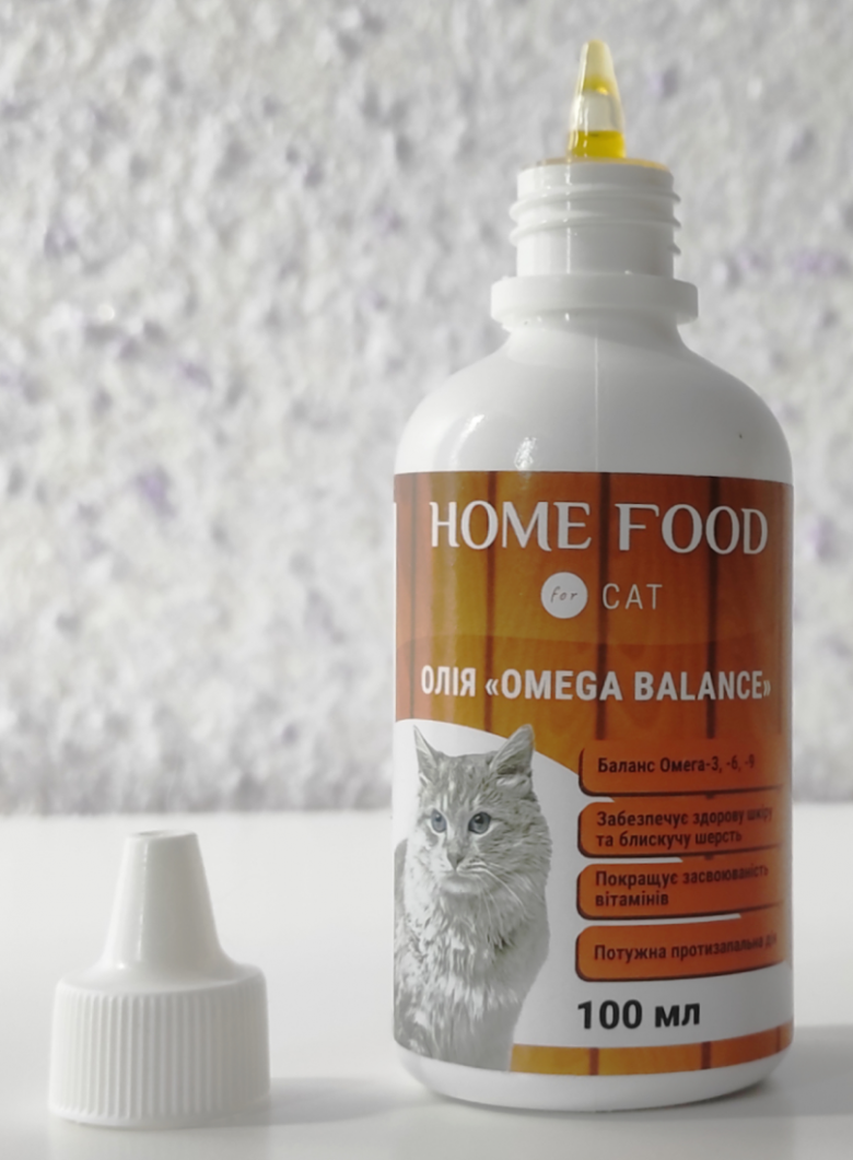 Эффективность масла Omega Balance для взрослых кошек