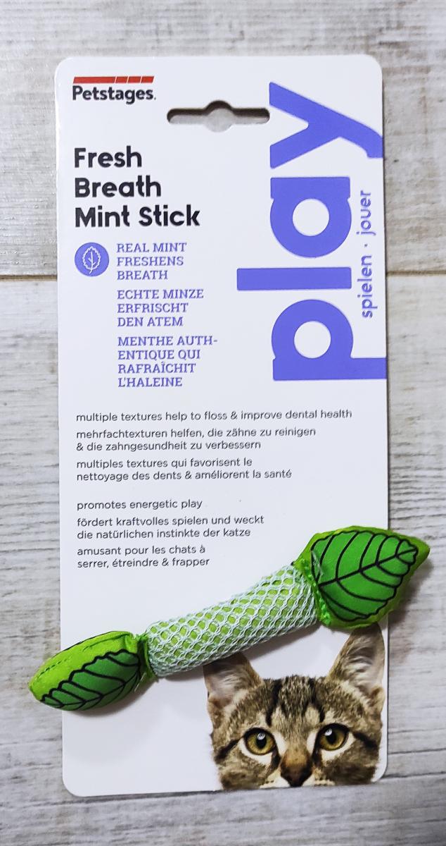 Іграшка для кішок Petstages Fresh Breath Mint Stick М'ята паличка для здоров'я зубів та ясен