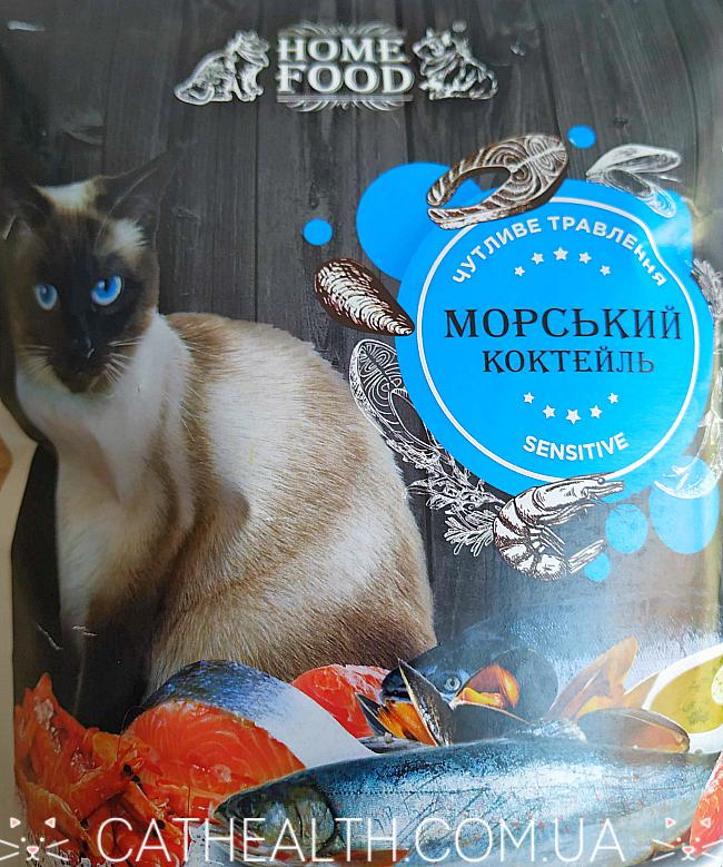 Корм для кошек Home Food Морской коктейль