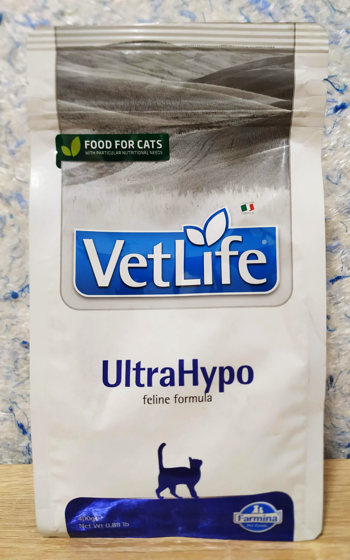 Лікувальний корм для котів Farmina Vet Life UltraHypo Feline Formula 400 грам