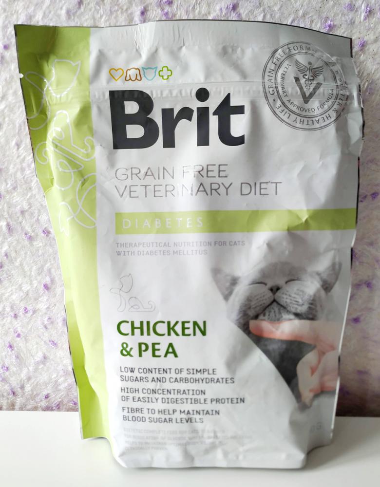 Лікувальний сухий корм для котів Brit Veterinary Diet Cat Grain Free Diabetes