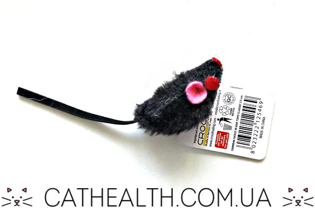Мышь для кошки CROCI SPA 2.5 см (черная)