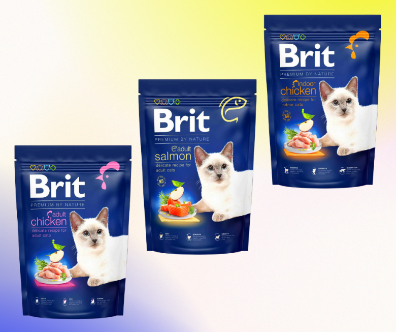 Новинки сухих кормов для кошек Brit Premium by Nature Cat