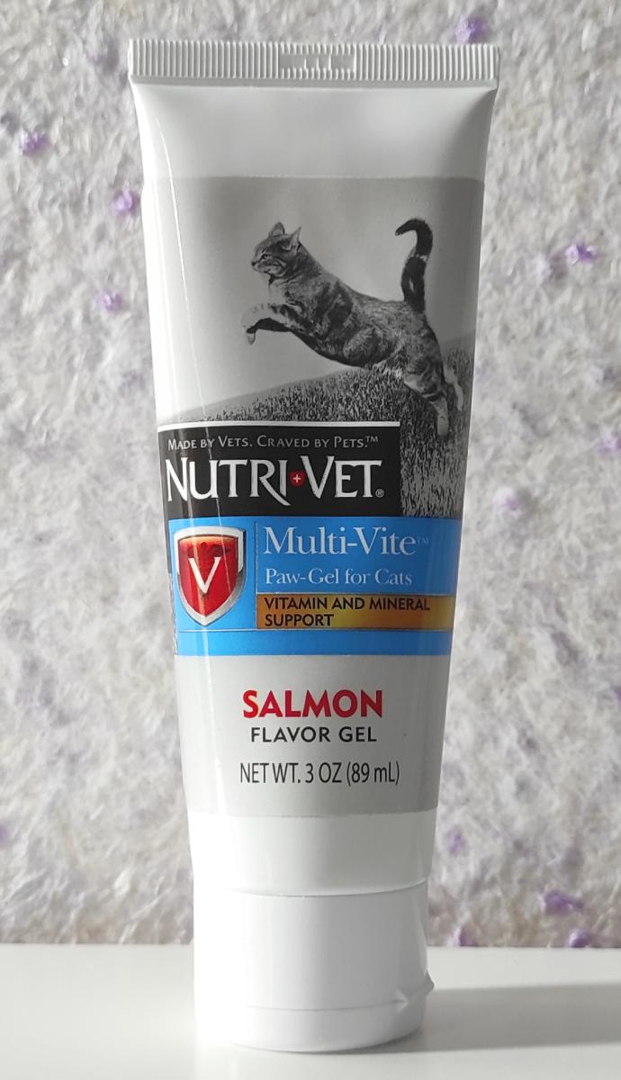 Nutri-Vet Multi-Vite Paw-Gel for cats Salmon Flavor Gel 89 мл