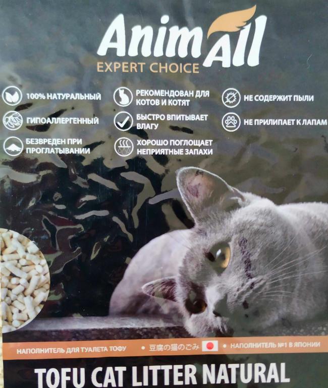 Преимущества наполнителя AnimAll Tofu Cat Litter Natural