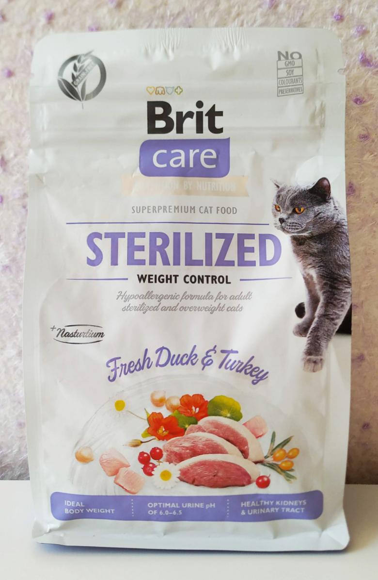 Сухой корм для кошек Brit Care Grain Free Sterilized Weight Control