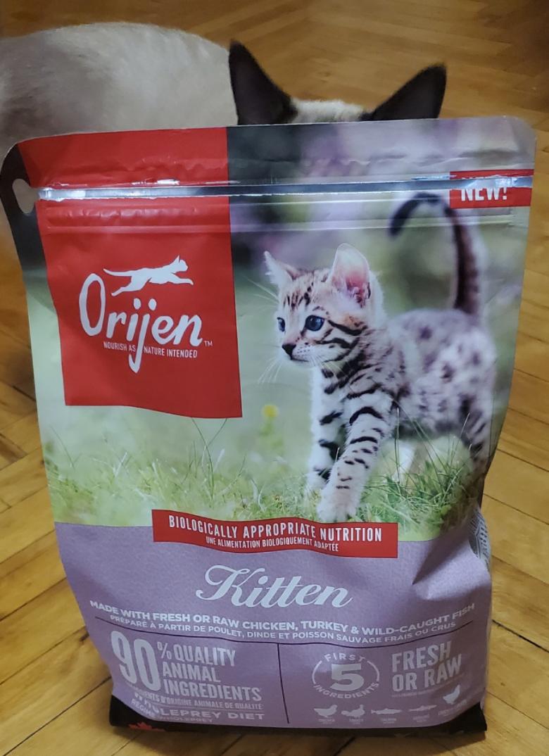 Сухой корм Orijen Kitten для котят всех пород с мясом курицы