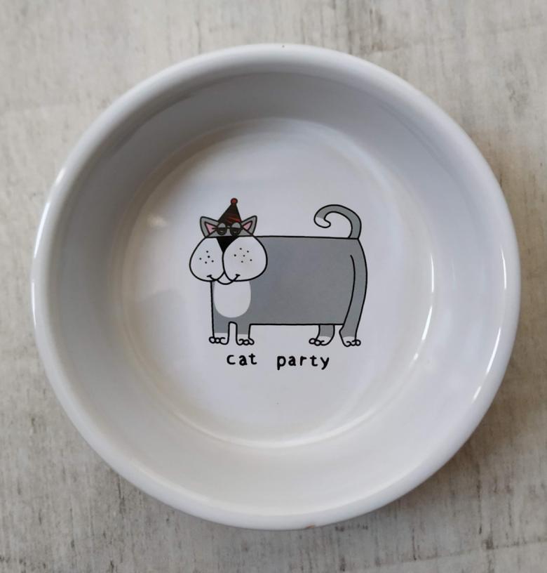 Trixie керамическая миска для кошек Cat Party