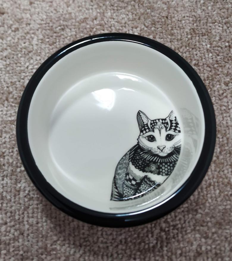 Trixie Zentangle керамическая миска для котов