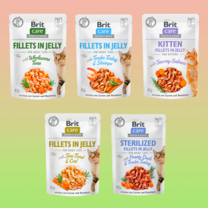 Відгуки: Brit Care Cat Fillets In Jelly Pouches шматочки філе в желе