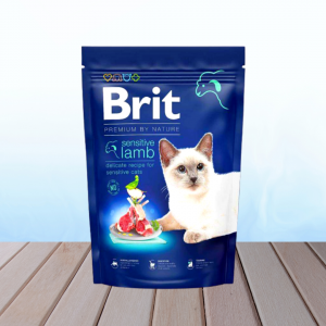 Відгуки: Сухий корм для котів Brit Premium by Nature Sensitive Lamb. Новинка 2022