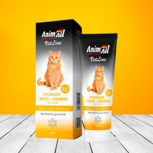Відгуки: AnimAll VetLine Фітопаста мультивітамінна для котів