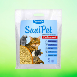Отзывы: Древесный наполнитель Природа Sani Pet универсальный для кошек, грызунов и птиц