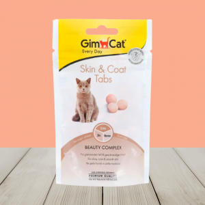 Отзывы: GimCat Skin & Coat Tabs. Витаминизированные лакомства для здоровья кожи и шерсти кошек