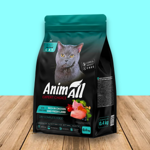 Сухой корм AnimAll с курицей и ягненком для стерилизованных кошек — состав, преимущества, отзывы