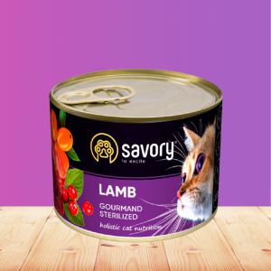 Отзывы: Влажный корм для кошек Savory Gourmand Sterilized Lamb. Содержимое паштета шокирует!